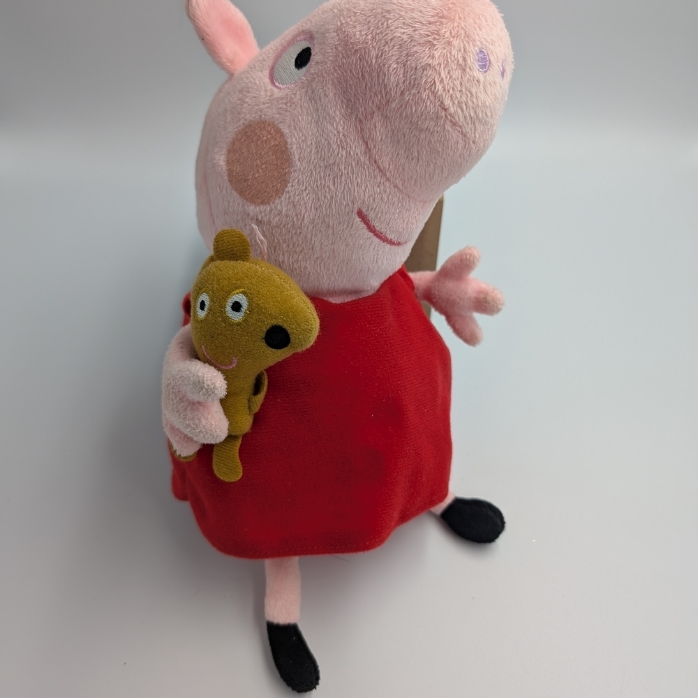 Beanie Buddies Peppa Pig Buddy with Teddy Small Plush – Collector Edition